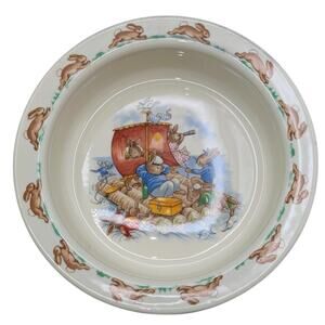 Royal Doulton Bunnykins 1936 Fine Bone China 6-1/4" Albion Nursery Bowl
